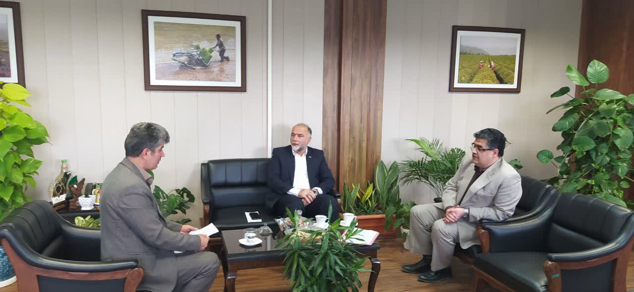 رئیس سازمان جهاد کشاوری استان گیلان با فرماندار رشت دیدار کرد